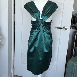 Prada Teal Backless Dress